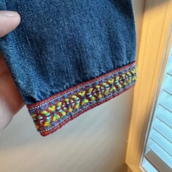 Jean Jacket - Petite - with Trim Details - Picture 6 of 8